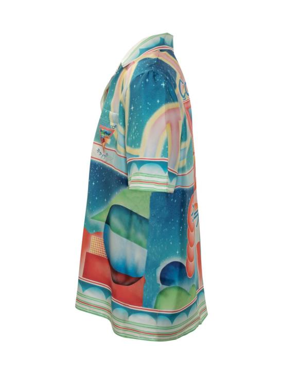 25FW 카사블랑카 반팔 셔츠 MPF25SH003 01 MULTICOLOR - CASABLANCA