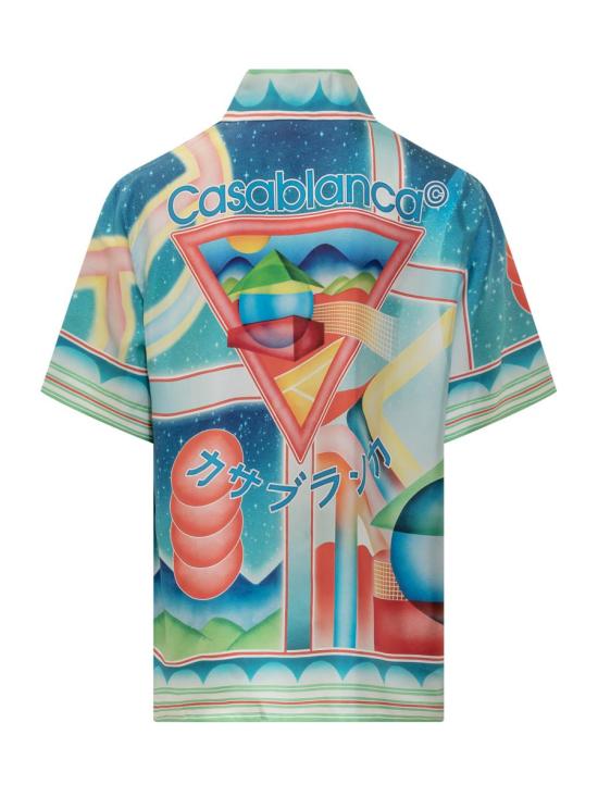 25FW 카사블랑카 반팔 셔츠 MPF25SH003 01 MULTICOLOR - CASABLANCA