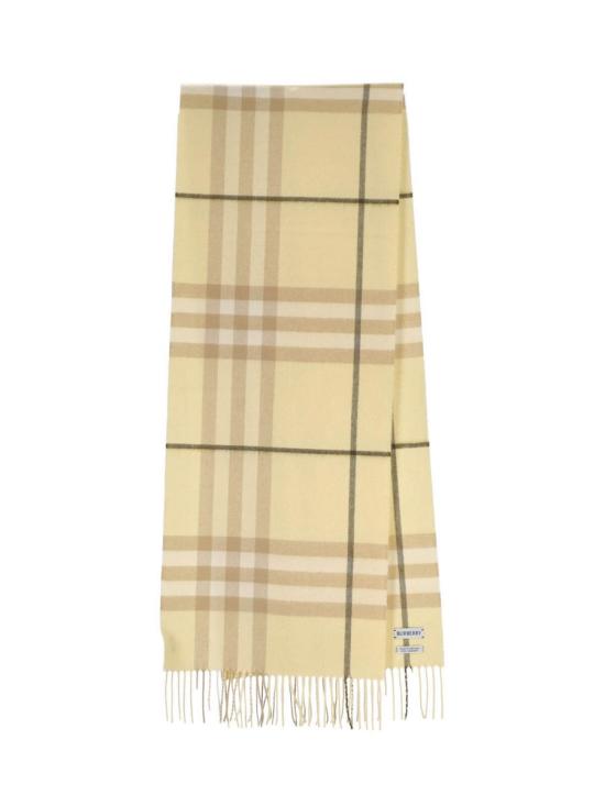 25FW 버버리 체크 캐시미어 스카프 8112710A3212 YELLOW