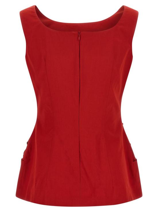 25FW 마그다뷰트림 민소매 티셔츠 169725RED - MAGDA BUTRYM