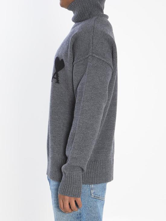 25FW 아미 터틀넥 4607238 UKS839 018 0504 GREY - AMI