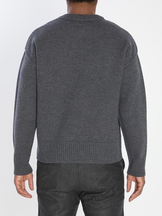 25FW 아미 스웨터 278383 UKS838 018 084 GREY - AMI