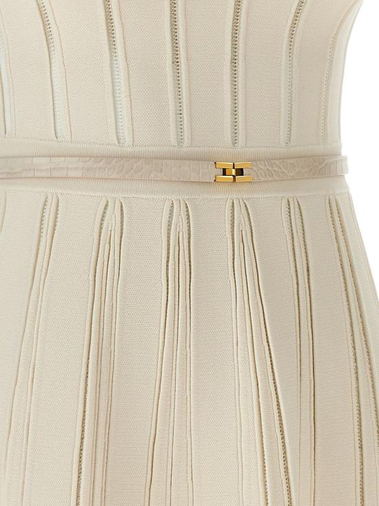 25FW 엘리자베타프랜치 원피스 AM02S56E2DZ9 WHITE - ELISABETTA FRANCHI
