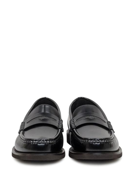 25FW 브루넬로 쿠치넬리 로퍼 MZVNG3011 C101 Black - BRUNELLO CUCINELLI