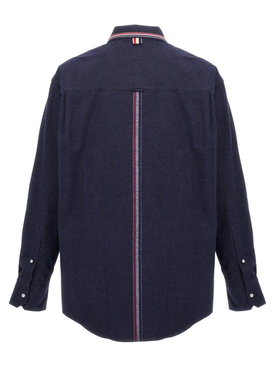 24FW 톰브라운 긴팔 셔츠 MWL407CF0351415 BLUE - THOM BROWNE