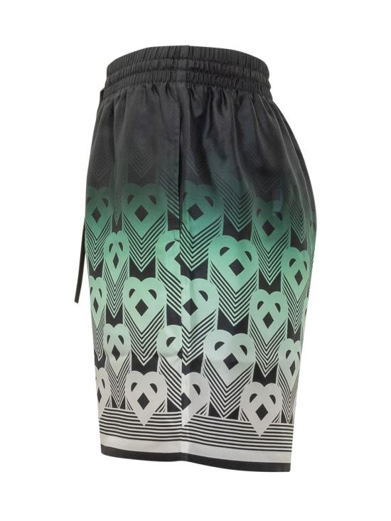 25FW 카사블랑카 숏팬츠 MPF25TR012 01 Black - CASABLANCA