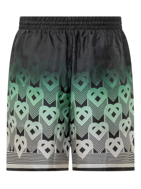 25FW 카사블랑카 숏팬츠 MPF25TR012 01 Black - CASABLANCA