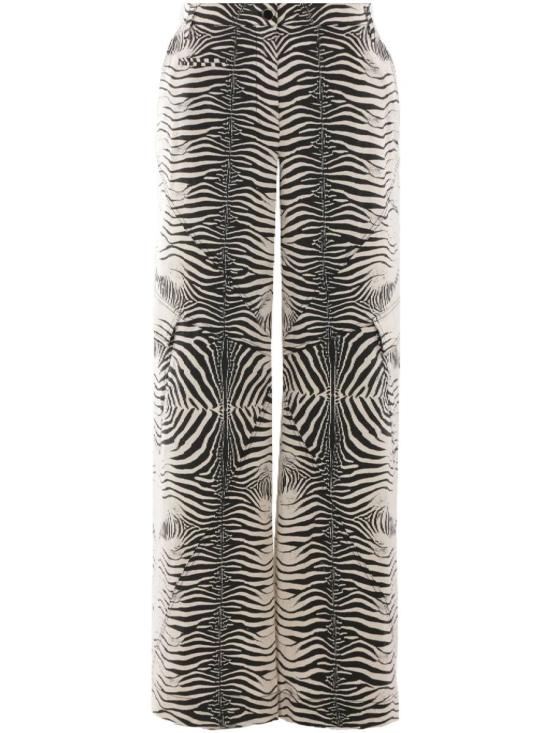 25SS 로베르토 카발리 스트레이트 팬츠 UKT2113AN49D0027 WHITE