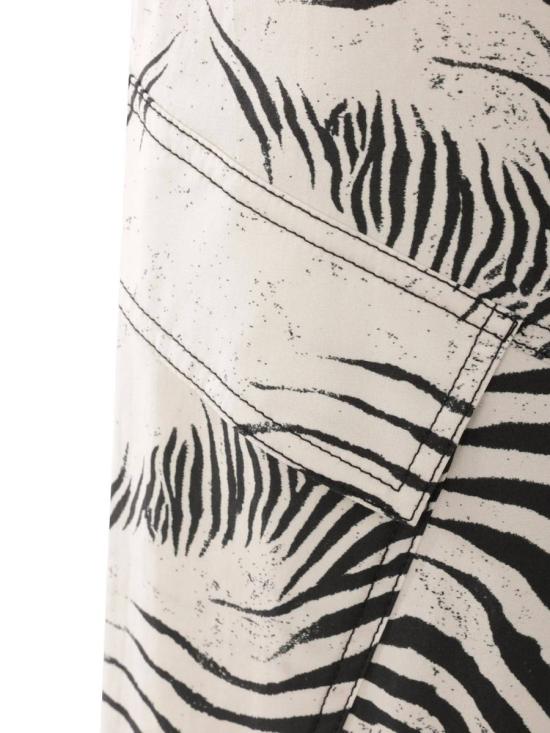 25SS 로베르토 카발리 스트레이트 팬츠 UKT2113AN49D0027 WHITE - ROBERTO CAVALLI