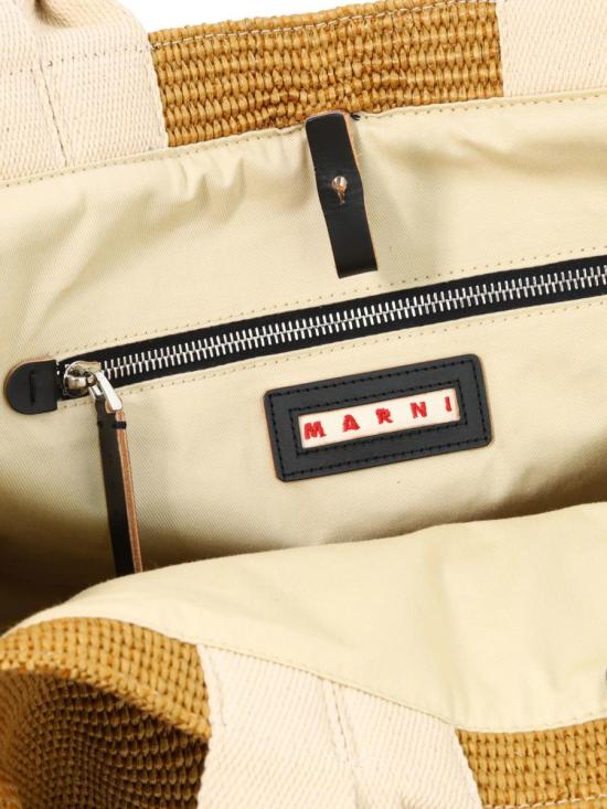 25FW 마르니 토트백 SHMP0078U0P3860Z0R42 Beige - MARNI