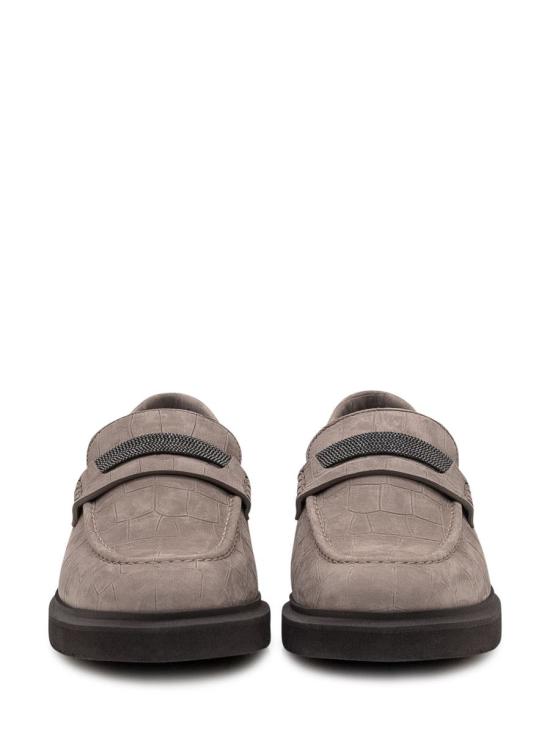 25FW 브루넬로 쿠치넬리 로퍼 MZDCG2370 C3983 GREY - BRUNELLO CUCINELLI