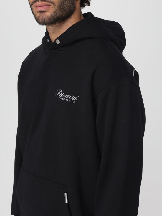 25FW 리프레젠트 긴팔 티셔츠 OCM41200 001 Black - REPRESENT