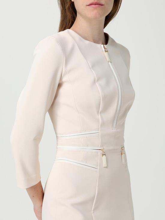 25FW 엘리자베타프랜치 숏 원피스 AB823 DZ9 White - ELISABETTA FRANCHI