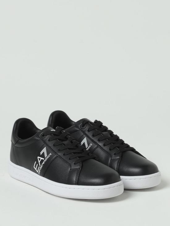 25FW 엠포리오 아르마니 스니커즈 7X000332AF10848 MC001 Black - EMPORIO ARMANI