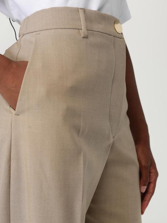 25FW 스포트막스 스트레이트 팬츠 2522136071600 001 Beige - SPORTMAX