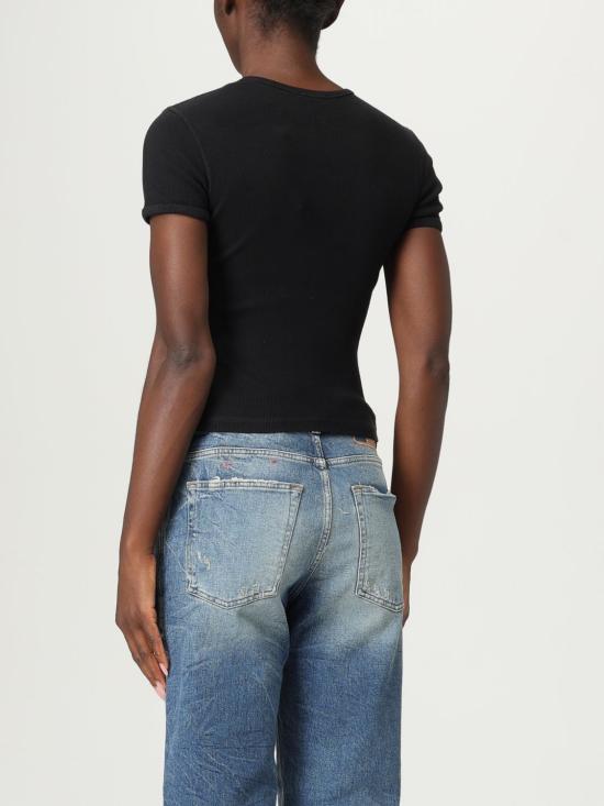 25FW 디젤 반팔 티셔츠 A142310WFBM 02 Black - DIESEL