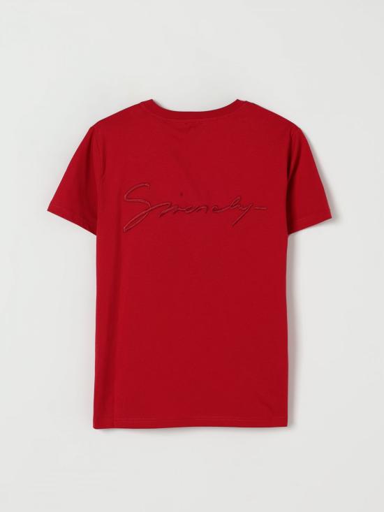 25FW [키즈] 지방시 티셔츠 H30967 95H Red - GIVENCHY