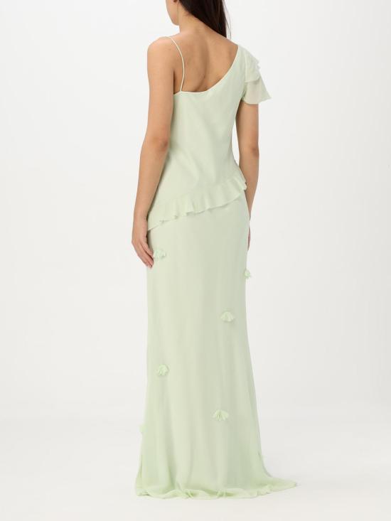 25SS 셀프 포트레이트 롱 원피스 SS25256XG Green - SELF PORTRAIT