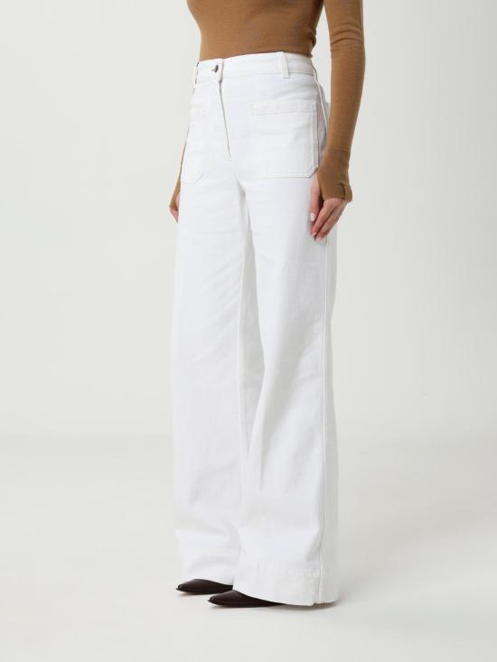 25FW 빅토리아 베컴 데님 팬츠 1325DJE005218TR WASHED White - VICTORIA BECKHAM