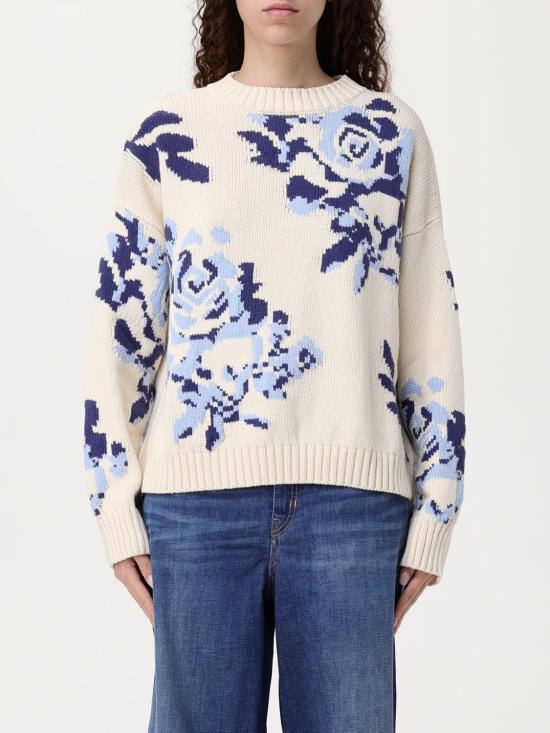 25FW 위켄드막스마라 스웨터 2515361181600 002 Gnawed Blue