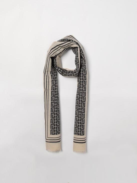 25FW [키즈] 발망 스카프 BW0Q83Z2881 106NE Cream - BALMAIN