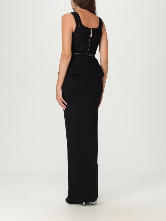 25FW 엘리자베타프랜치 롱 원피스 AM69S 110 Black - ELISABETTA FRANCHI