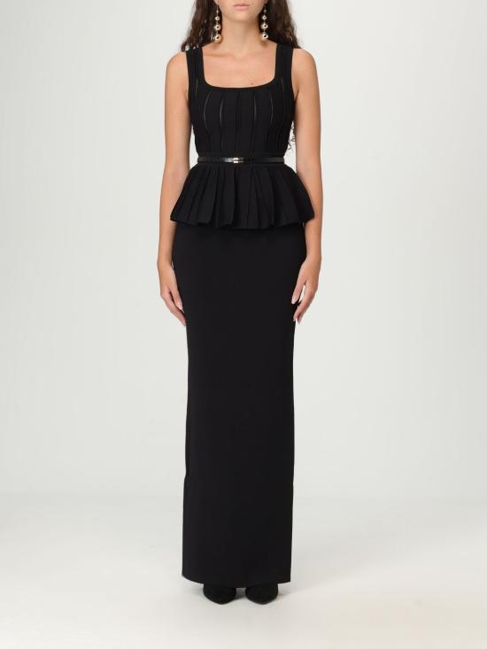 25FW 엘리자베타프랜치 롱 원피스 AM69S 110 Black