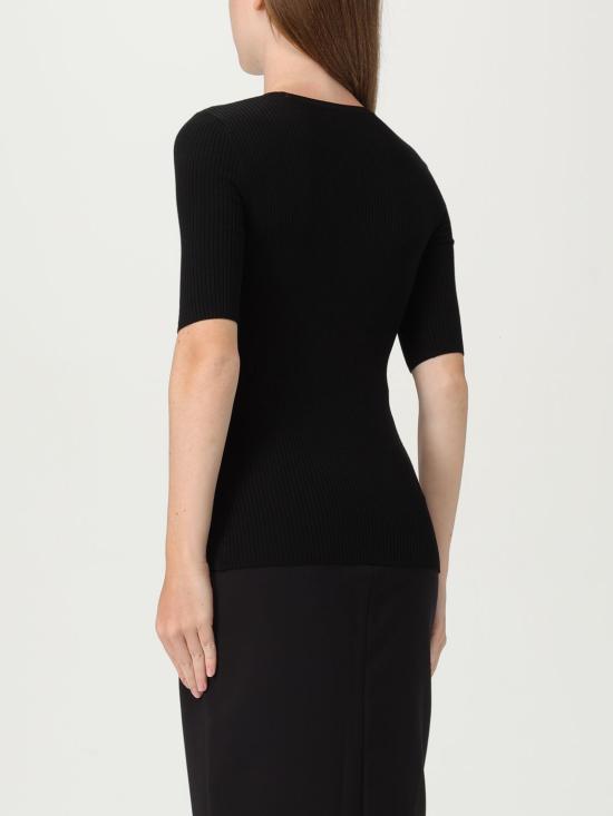 25FW 엘리자베타프랜치 반팔 티셔츠 MK10B 110 Black - ELISABETTA FRANCHI