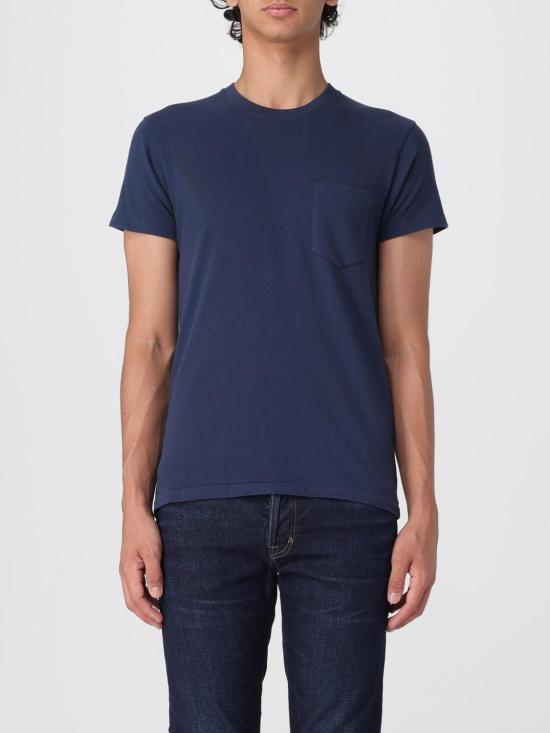 25FW 톰포드 반팔 티셔츠 JCS015JMC080 HB765 Blue