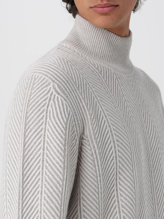 25FW 브루넬로 쿠치넬리 터틀넥 M22709314 CFZ60 Yellow Cream - BRUNELLO CUCINELLI