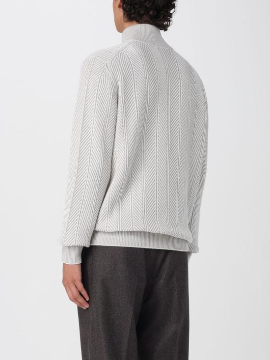 25FW 브루넬로 쿠치넬리 터틀넥 M22709314 CFZ60 Yellow Cream - BRUNELLO CUCINELLI