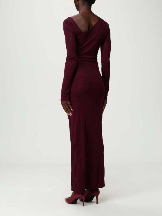 25FW 트윈셋 롱 원피스 252TP2023 05609 Burgundy - TWINSET