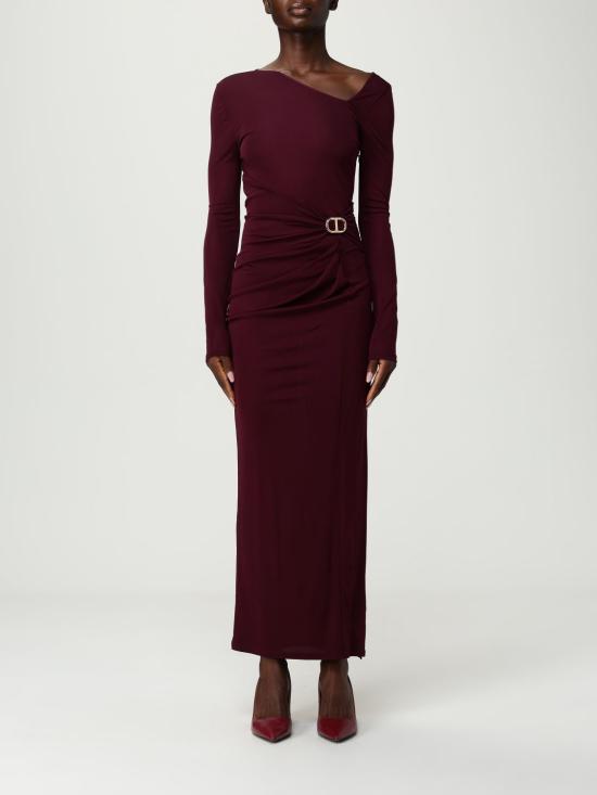 25FW 트윈셋 롱 원피스 252TP2023 05609 Burgundy