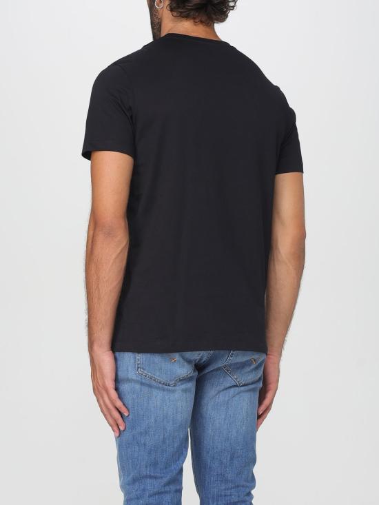 25FW 돈답 반팔 티셔츠 US198JF0271UZL4 999 Black - DONDUP