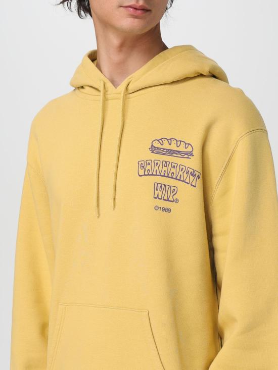 25FW 칼하트 WIP 후드 샌드위치 스웨트셔츠 I035277 36CXX Orange - CARHARTT WIP
