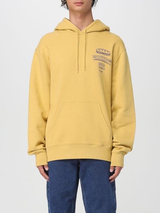 25FW 칼하트 WIP 후드 샌드위치 스웨트셔츠 I035277 36CXX Orange