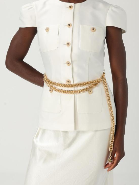 25FW 셀프 포트레이트 롱 원피스 PF25017XAC CREAM White - SELF PORTRAIT