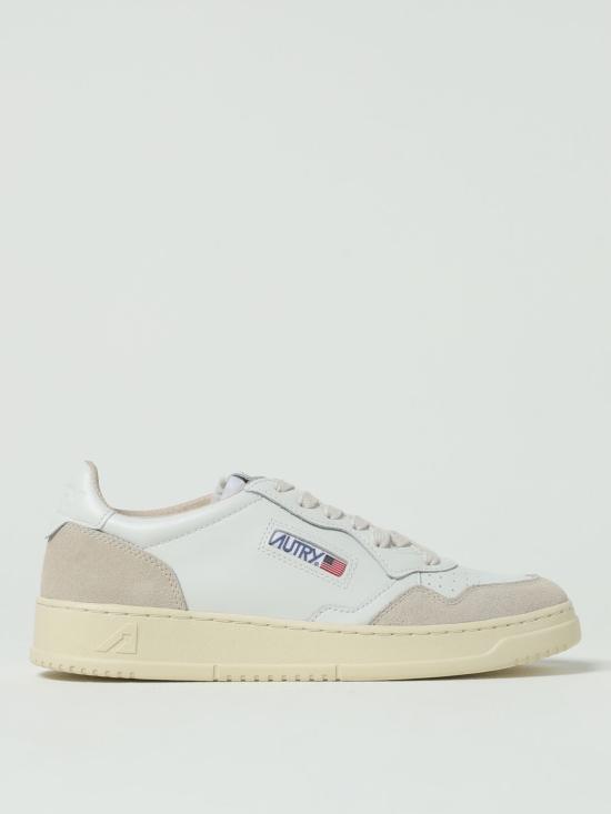 25FW 오트리 메달리스트 로우 스니커즈 AULM LS33 White