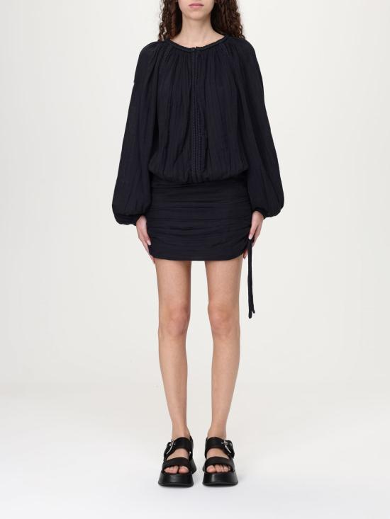 25FW 이자벨마랑 숏 원피스 RO0784FAC2J11I 01BK Black