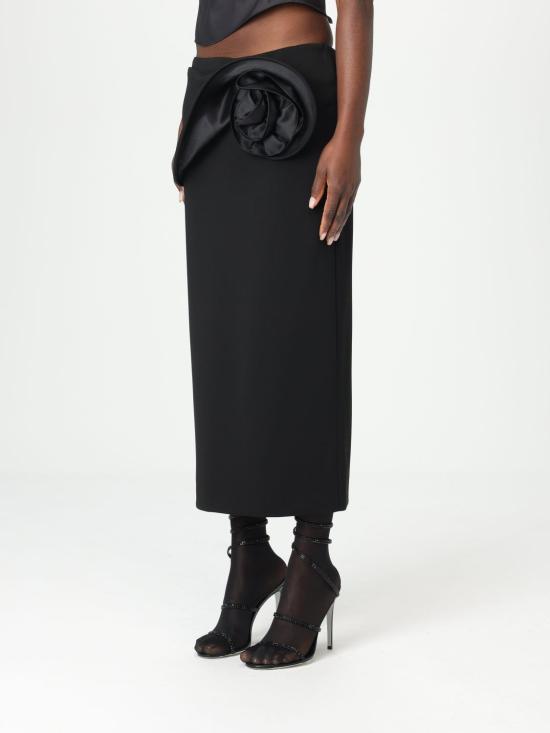 25FW 마그다뷰트림 롱 스커트 224425 Black - MAGDA BUTRYM