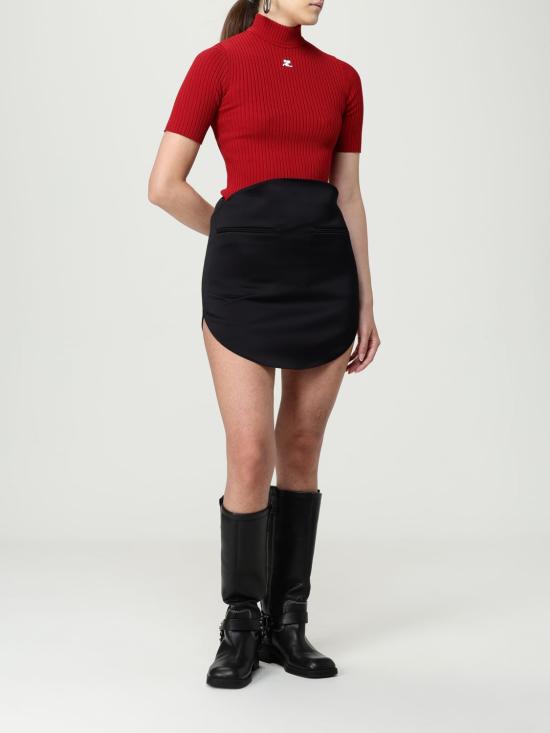 25FW 쿠레쥬 블라우스 PERMPU026FI0001 4034 Red - COURREGES