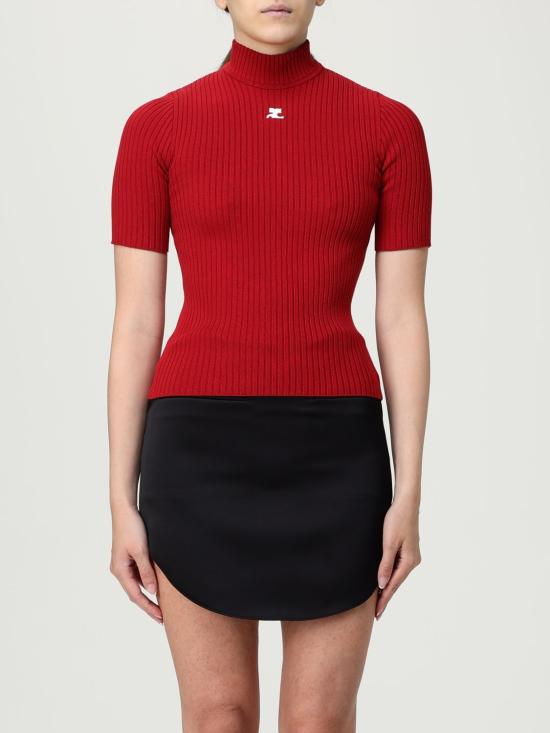 25FW 쿠레쥬 블라우스 PERMPU026FI0001 4034 Red