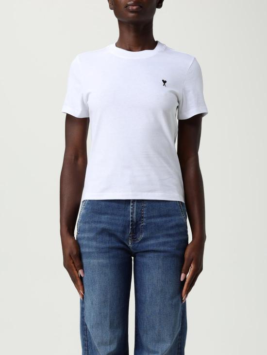 25FW 아미 반팔 티셔츠 FTS347724 100 White