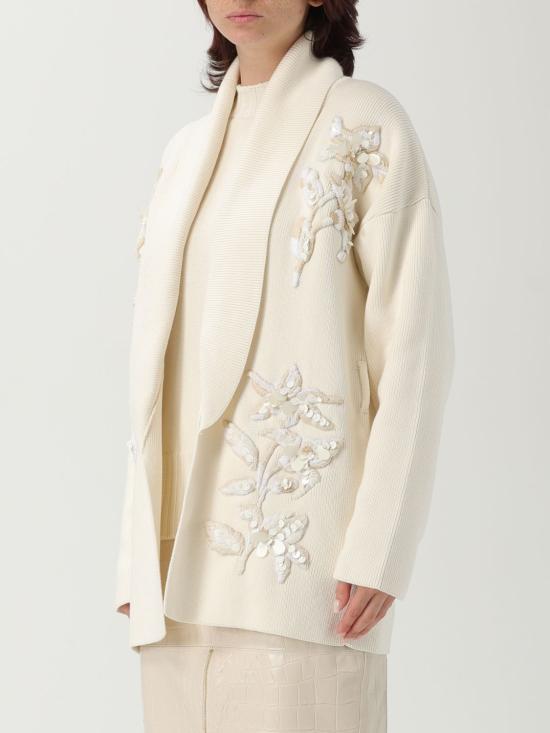 25FW 골든구스 가디건 GWP01409P00217310715 Yellow Cream - GOLDEN GOOSE