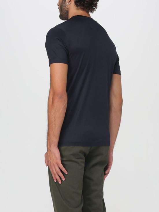 25FW 엠포리오 아르마니 반팔 티셔츠 8N1TD81JUVZ 0920 Navy - EMPORIO ARMANI