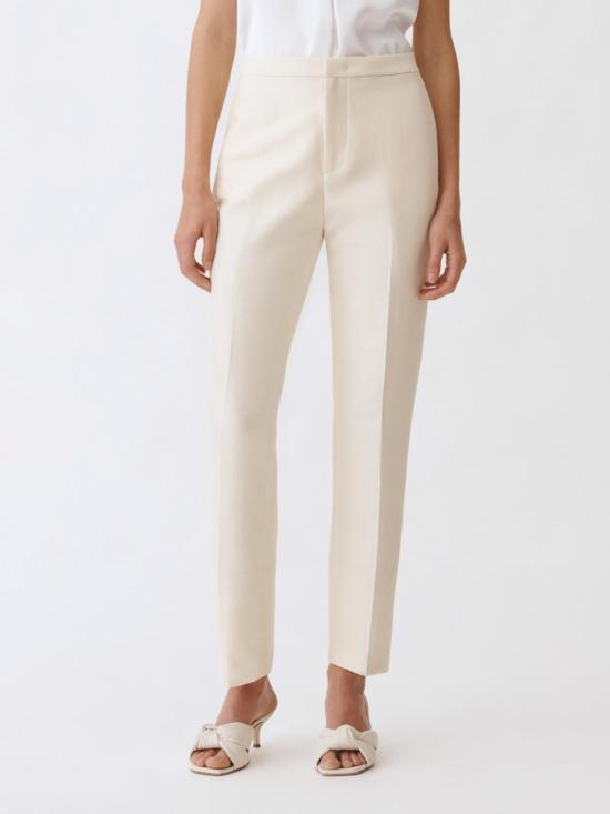 25FW 파비아나 필리피 스트레이트 팬츠 PAD265F326D787 0149 White