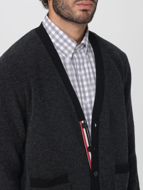 25FW 톰브라운 스웨터 MKC607BY1029 001 Grey - THOM BROWNE