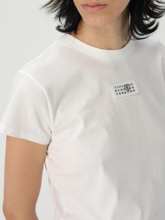 25FW MM6 메종마르지엘라 반팔 티셔츠 S52GC0327S24312 101 White - MM6 MAISON MARGIELA