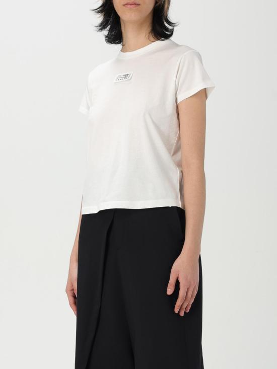 25FW MM6 메종마르지엘라 반팔 티셔츠 S52GC0327S24312 101 White - MM6 MAISON MARGIELA