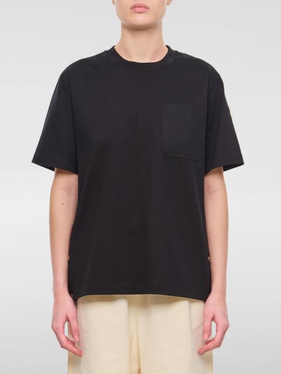 25FW 몽클레어 반팔 티셔츠 K10938C0002089A4U 999 Black